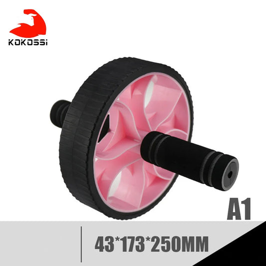 KoKossi Abdominal Wheel Muscle Exercise Equipment Home Portable Fitness Equipment Abdominal Gym Body Power Training AB Roller