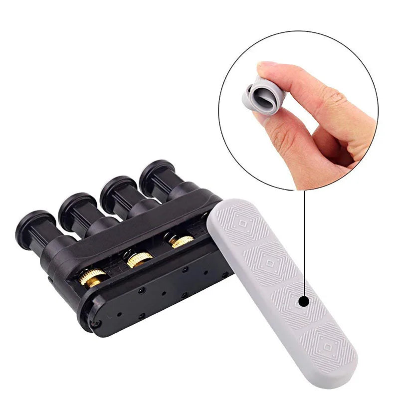 Fitness Finger Exerciser Hand Grip Finger Power Strengthener Trainer Adjustable 4Lb-7Lb For Musicians Guitar Beginner Workout