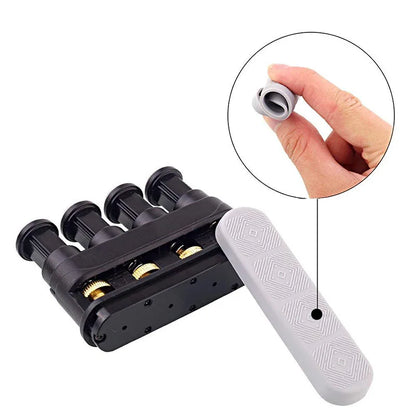 Fitness Finger Exerciser Hand Grip Finger Power Strengthener Trainer Adjustable 4Lb-7Lb For Musicians Guitar Beginner Workout