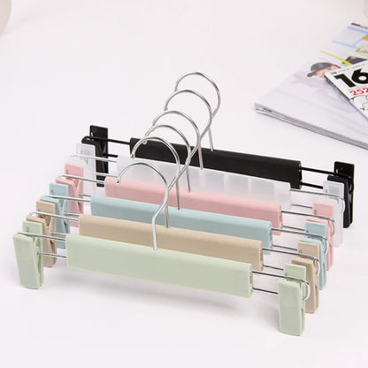 1000pcs Colorful black transparent pink green blue Clothes Hanger anti slip baby hangers for Clothes Pant rack underwear Hangers