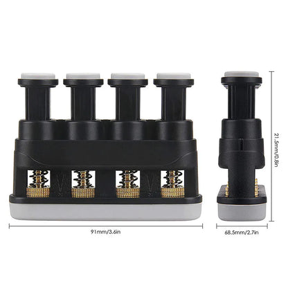 Fitness Finger Exerciser Hand Grip Finger Power Strengthener Trainer Adjustable 4Lb-7Lb For Musicians Guitar Beginner Workout