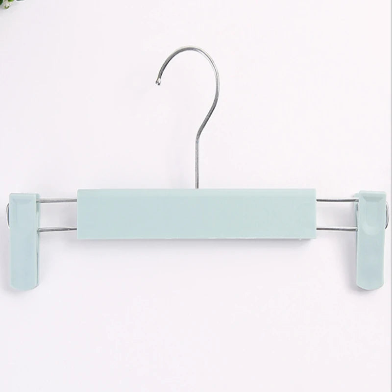 1000pcs Colorful black transparent pink green blue Clothes Hanger anti slip baby hangers for Clothes Pant rack underwear Hangers