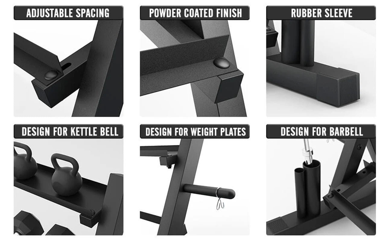 Multifunctional Dumbbell Rack 3-layer Home Gym Weight Rack Suitable for Storing Dumbbells