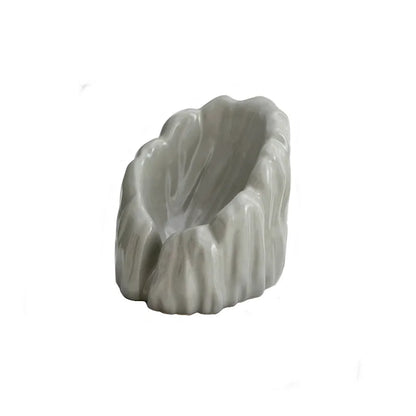 Ceramic Soap Box Household Bathroom Soap Dish Toilet Holder Sloped Drain Storage Accessories Stone Pattern Bathroom Storage Tray