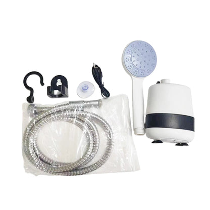 Portable Camping Shower Outdoor USB Rechargeable Electric Shower Pump for Camping Car Washing Gardening Pet Cleaning