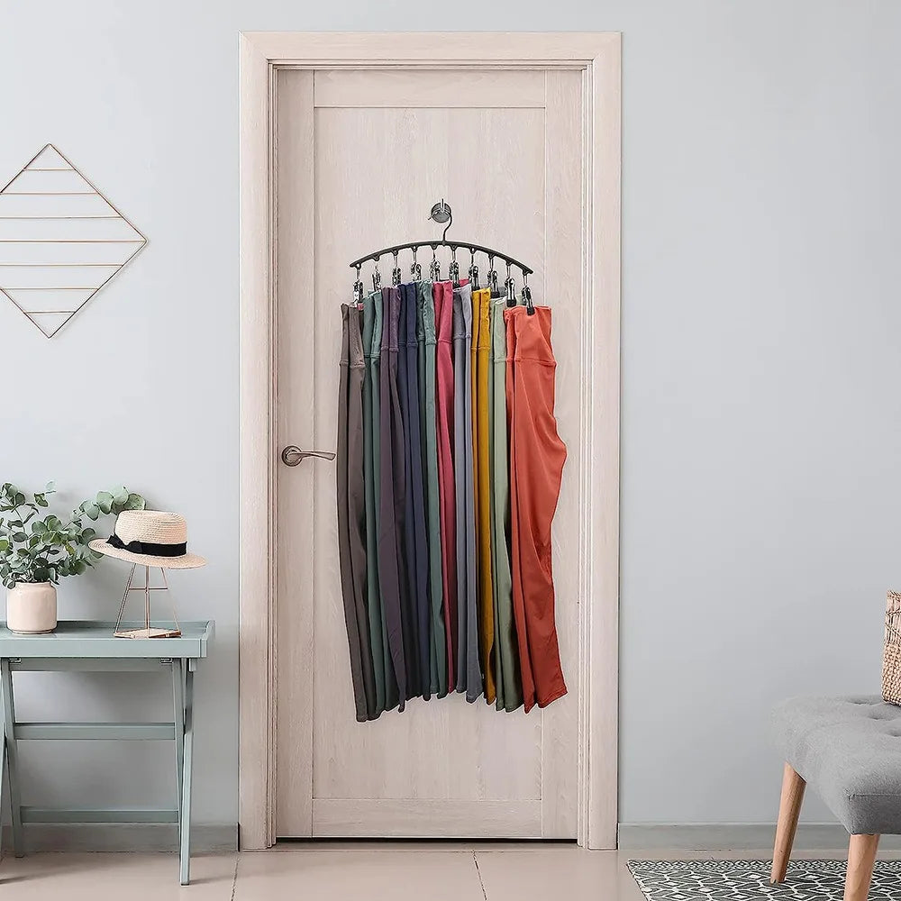 Multi Clip Clothes Hanger Organizer Closet Space Saving Bottoms with Windproof Closet Stainless Steel Sock Clothes Drying Racks