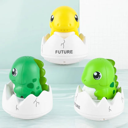 Dinosaur Bath Toys for Kids Colorful Light Up Spray Water Bathtub Toys for Baby Electric Cartoon Pool Bathroom Tub Toddler Toy