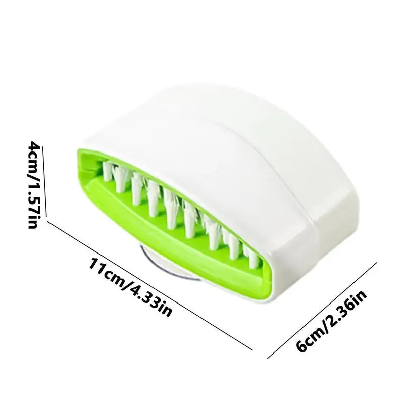 Reusable Sucker Cutlery Cleaner For Knife Fork Spoon Chopsticks Detachable Vegetable Fruit Cleaning Brush Kitchen Accessories